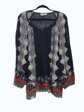 Vintage American Blues Whimsigoth Blouse XL